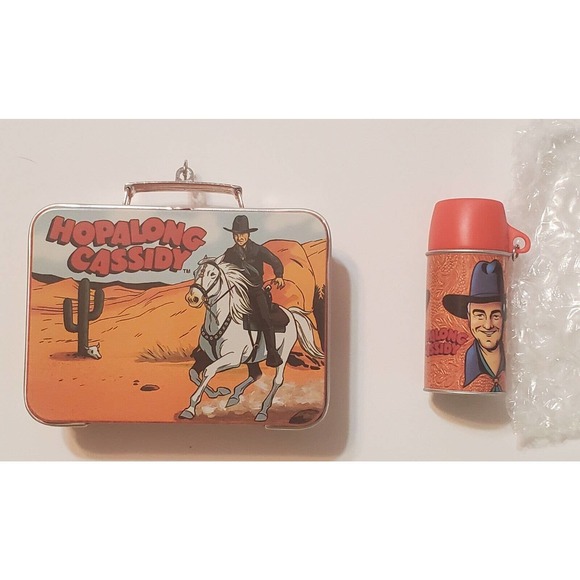 Hallmark Hopalong Cassidy Lunchbox and Thermos Keepsake Ornament 2000 - Picture 4 of 5